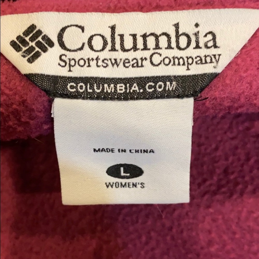 Columbia full Zip Up fleece Gorp core Jacket/sweater - Picture 7 of 8